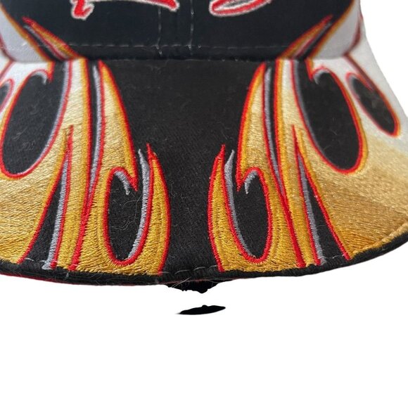VTG Chevrolet Racing Flame Cap Chevy NASCAR Street Y2K Retro Hot Rod Earnhardt - Picture 3 of 7